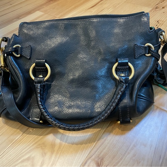 Dooney & Bourke Florentine Leather Satchel Black - Picture 6 of 12